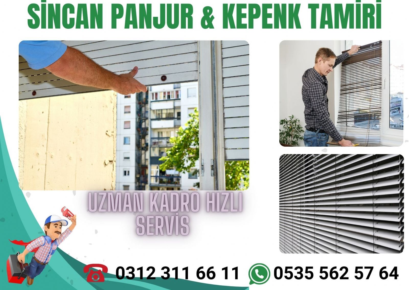 Sincan Panjur  Kepenk Tamiri